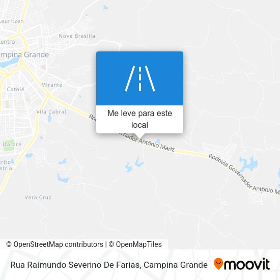 Rua Raimundo Severino De Farias mapa