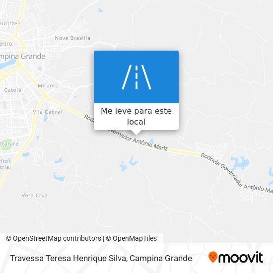 Travessa Teresa Henrique Silva mapa