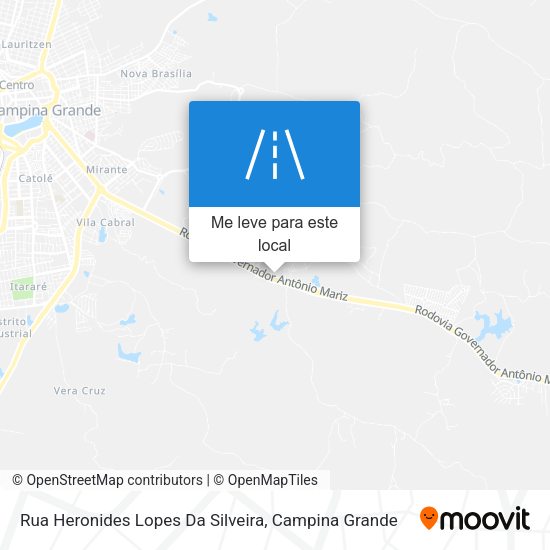 Rua Heronides Lopes Da Silveira mapa