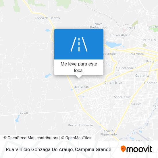 Rua Vinício Gonzaga De Araújo mapa
