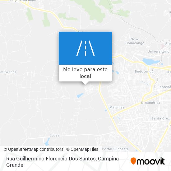 Rua Guilhermino Florencio Dos Santos mapa