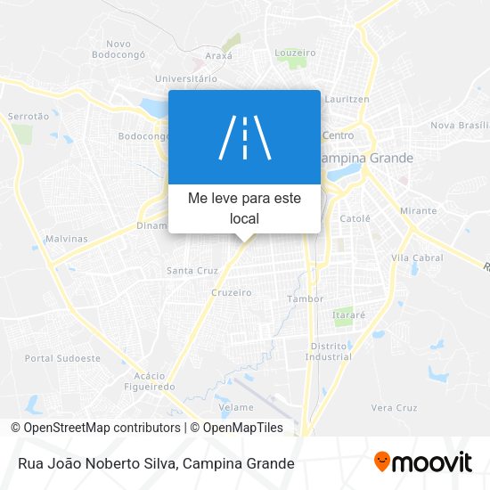 Rua João Noberto Silva mapa