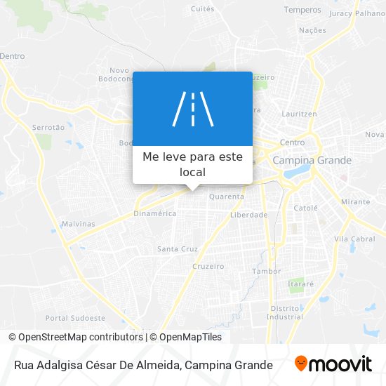 Rua Adalgisa César De Almeida mapa