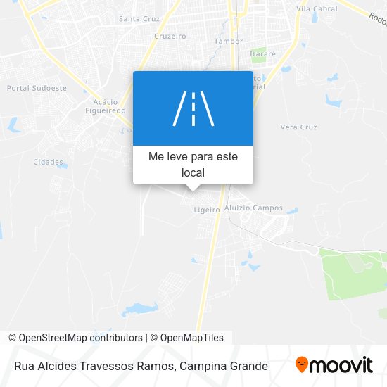 Rua Alcides Travessos Ramos mapa