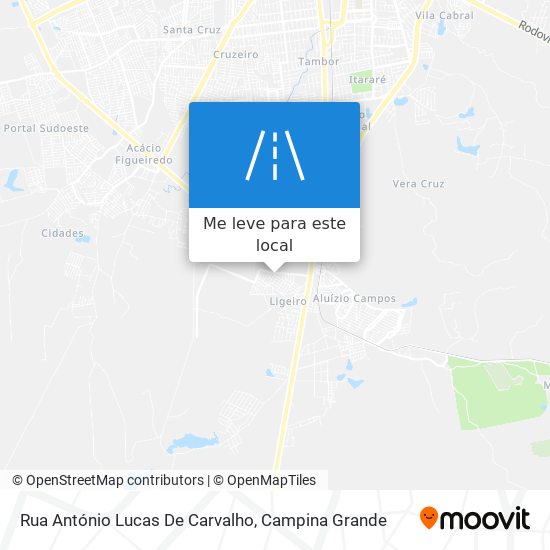 Rua António Lucas De Carvalho mapa