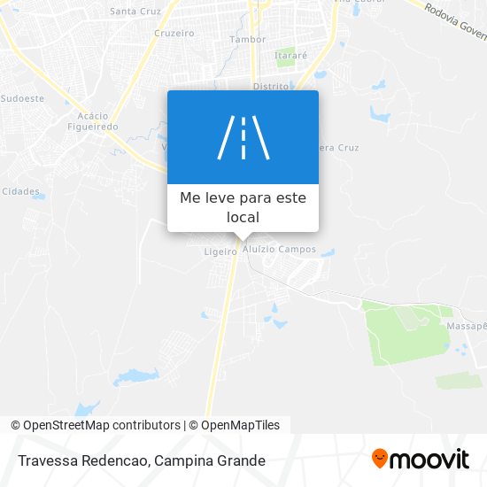 Travessa Redencao mapa