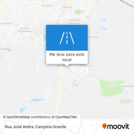 Rua José Andre mapa