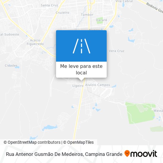 Rua Antenor Gusmão De Medeiros mapa
