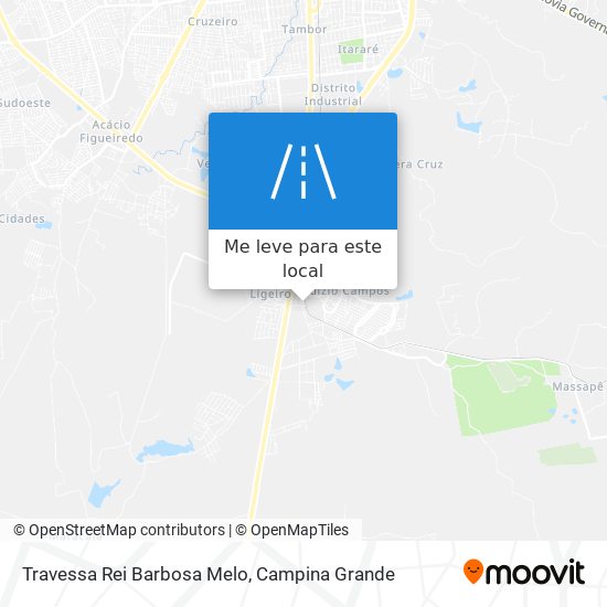 Travessa Rei Barbosa Melo mapa