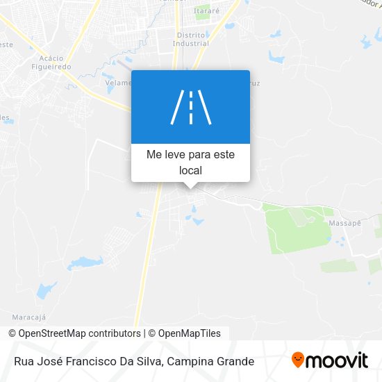 Rua José Francisco Da Silva mapa