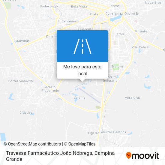 Travessa Farmacêutico João Nóbrega mapa