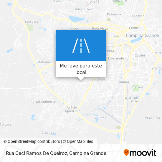 Rua Ceci Ramos De Queiroz mapa
