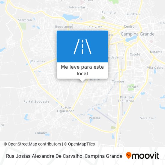 Rua Josias Alexandre De Carvalho mapa