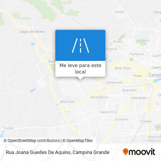 Rua Joana Guedes De Aquino mapa