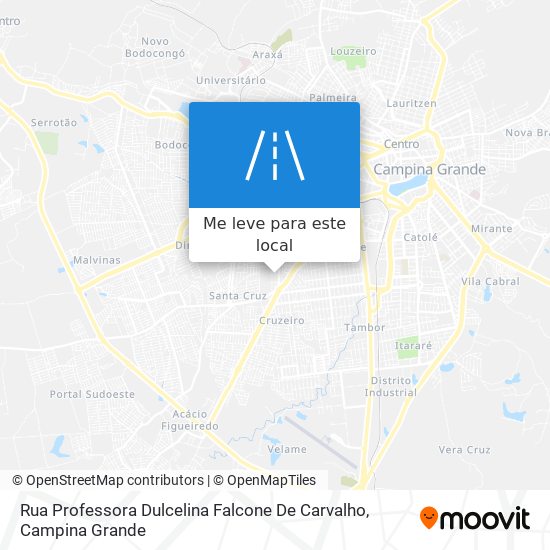 Rua Professora Dulcelina Falcone De Carvalho mapa