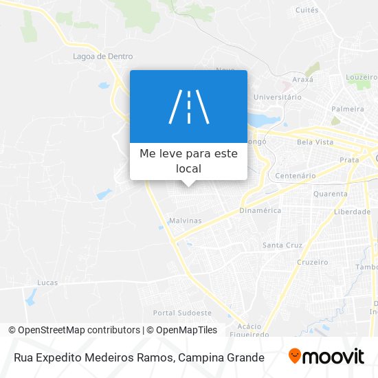 Rua Expedito Medeiros Ramos mapa