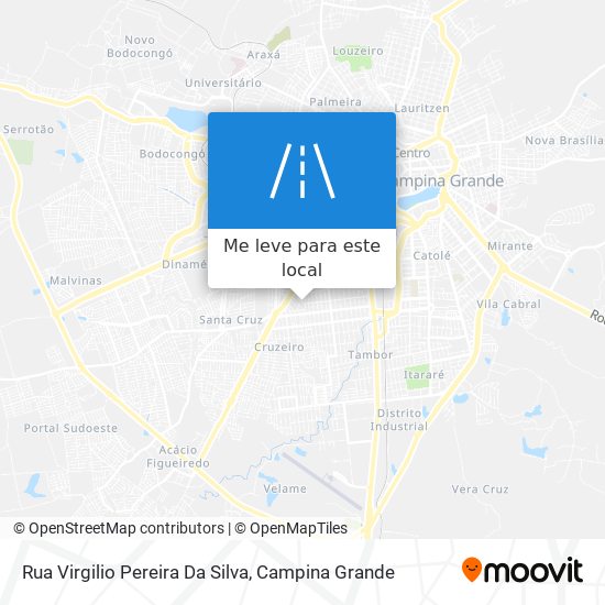 Rua Virgilio Pereira Da Silva mapa