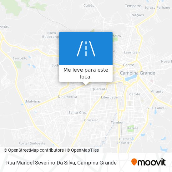 Rua Manoel Severino Da Silva mapa