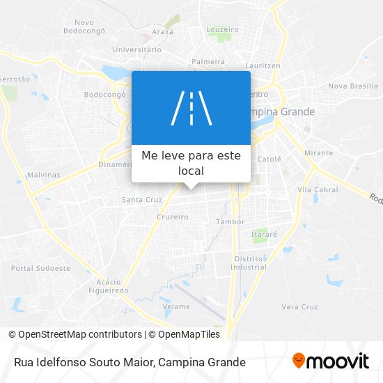 Rua Idelfonso Souto Maior mapa