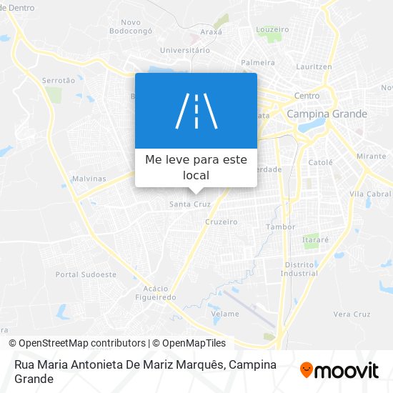 Rua Maria Antonieta De Mariz Marquês mapa