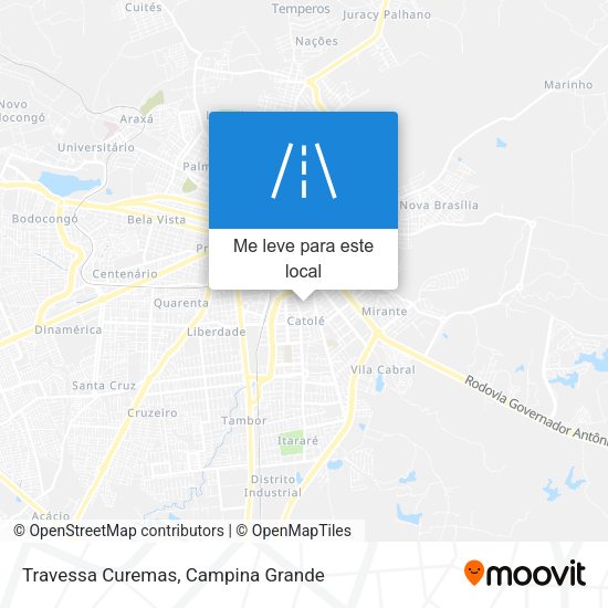 Travessa Curemas mapa