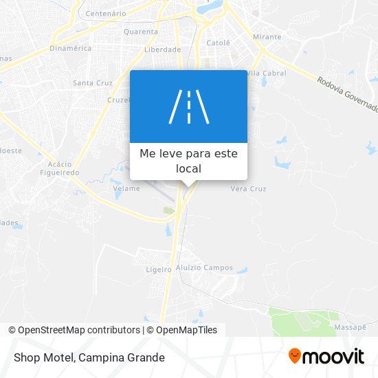 Shop Motel mapa