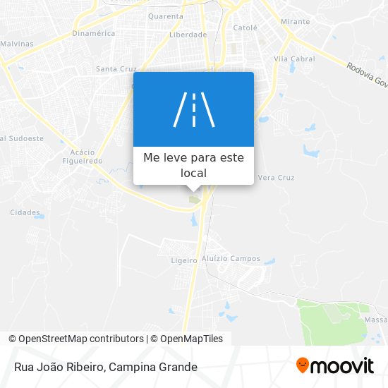 Rua João Ribeiro mapa