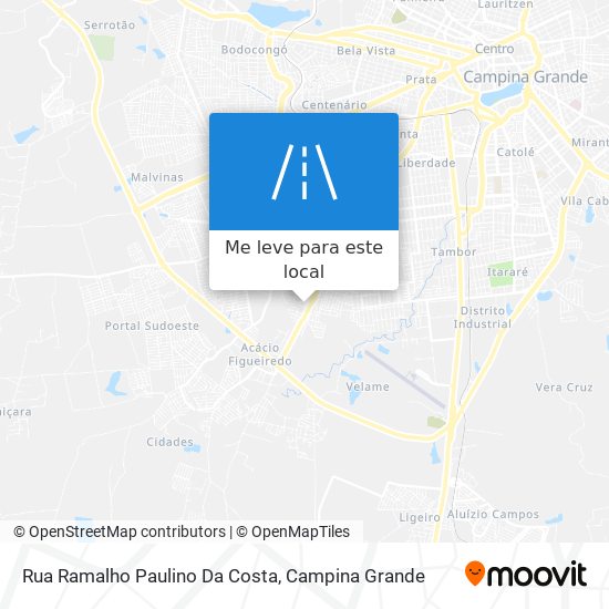 Rua Ramalho Paulino Da Costa mapa