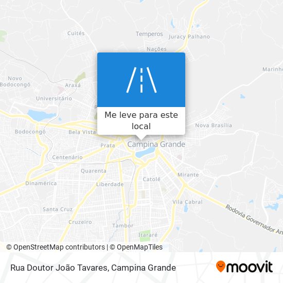 Rua Doutor João Tavares mapa