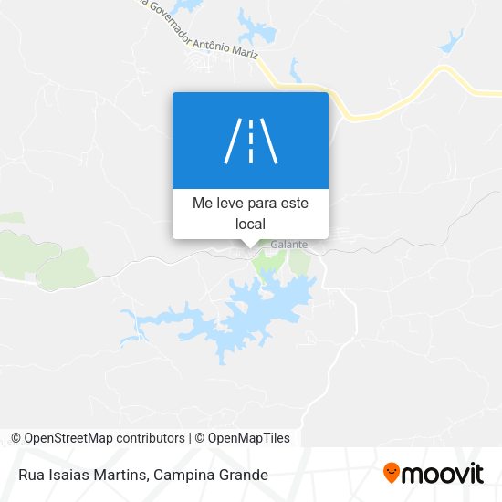 Rua Isaias Martins mapa