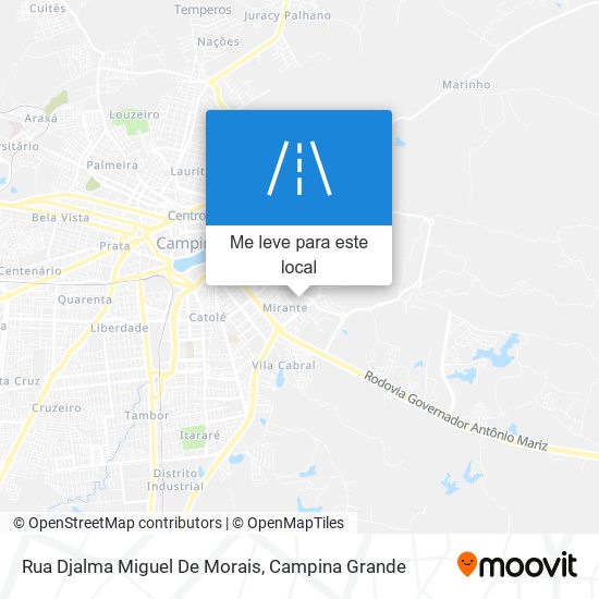 Rua Djalma Miguel De Morais mapa