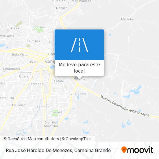 Rua José Haroldo De Menezes mapa