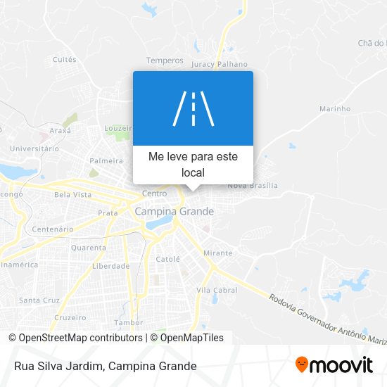 Rua Silva Jardim mapa