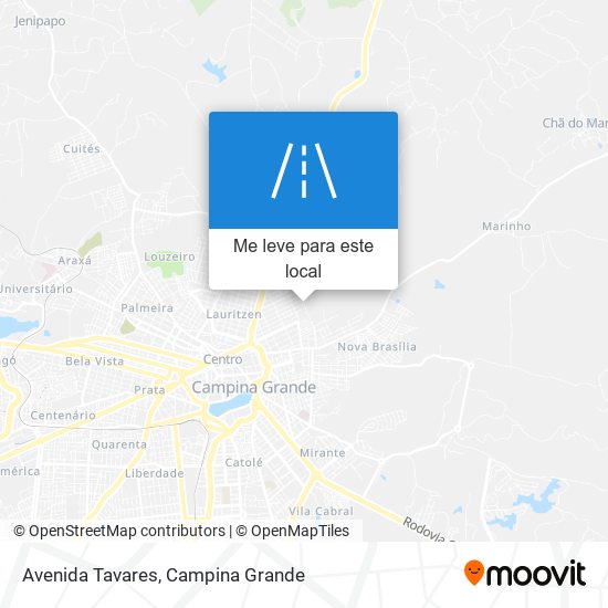 Avenida Tavares mapa