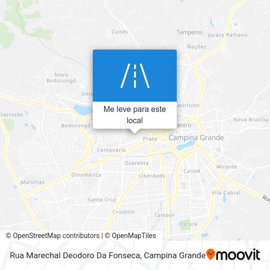 Rua Marechal Deodoro Da Fonseca mapa