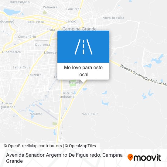 Avenida Senador Argemiro De Figueiredo mapa