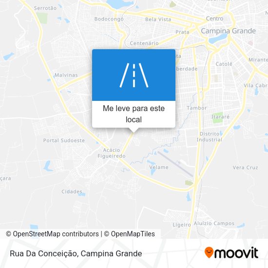 Rua Da Conceição mapa