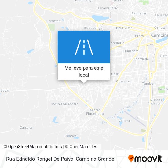 Rua Ednaldo Rangel De Paiva mapa