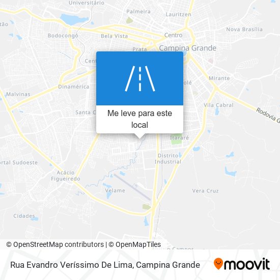 Rua Evandro Veríssimo De Lima mapa