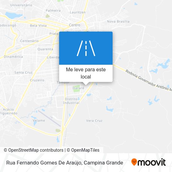 Rua Fernando Gomes De Araújo mapa