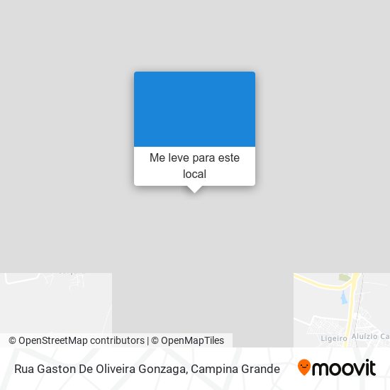 Rua Gaston De Oliveira Gonzaga mapa