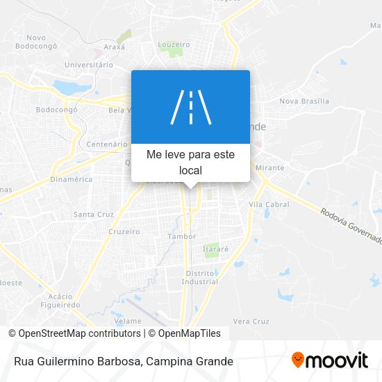 Rua Guilermino Barbosa mapa
