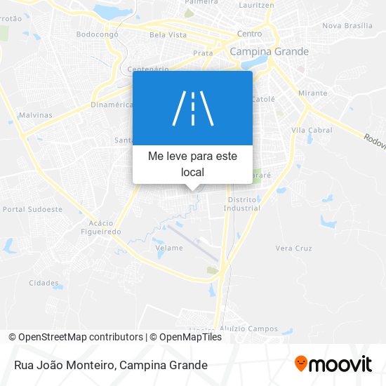 Rua João Monteiro mapa