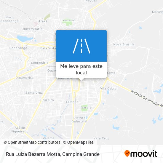 Rua Luiza Bezerra Motta mapa