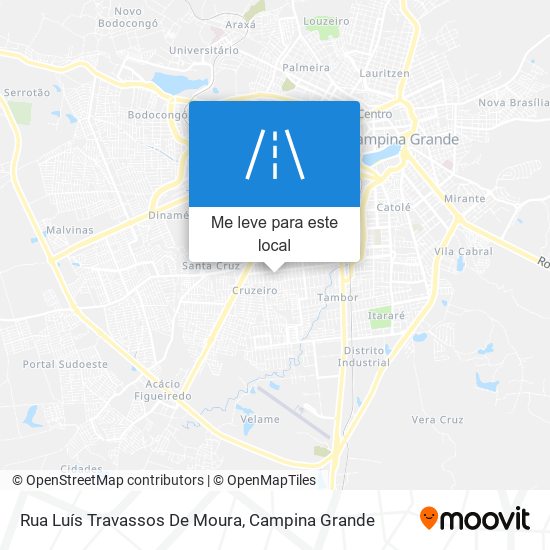 Rua Luís Travassos De Moura mapa