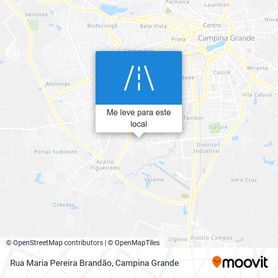 Rua Maria Pereira Brandão mapa