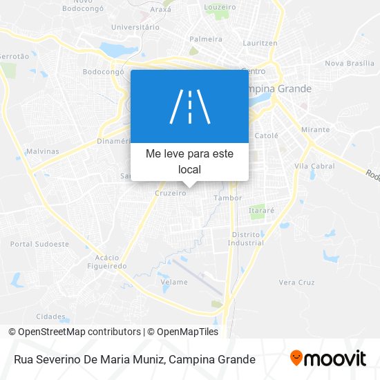 Rua Severino De Maria Muniz mapa