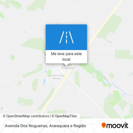 Avenida Dos Nogueiras mapa