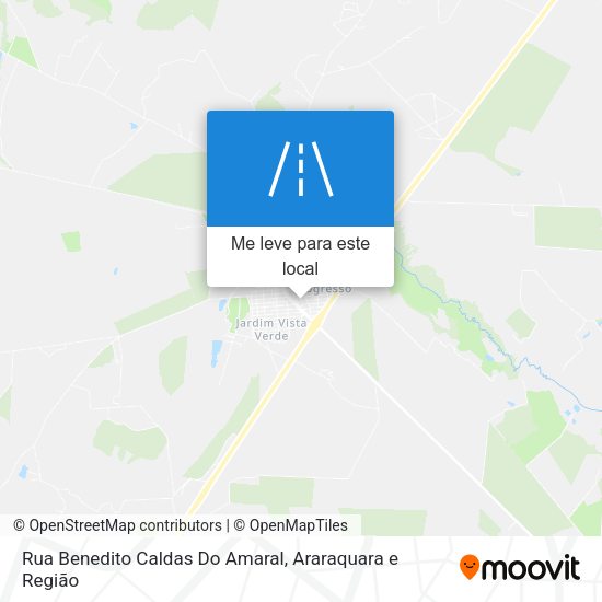 Rua Benedito Caldas Do Amaral mapa