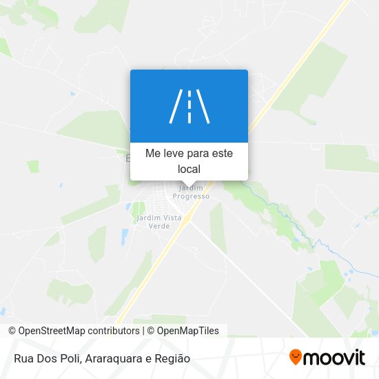 Rua Dos Poli mapa